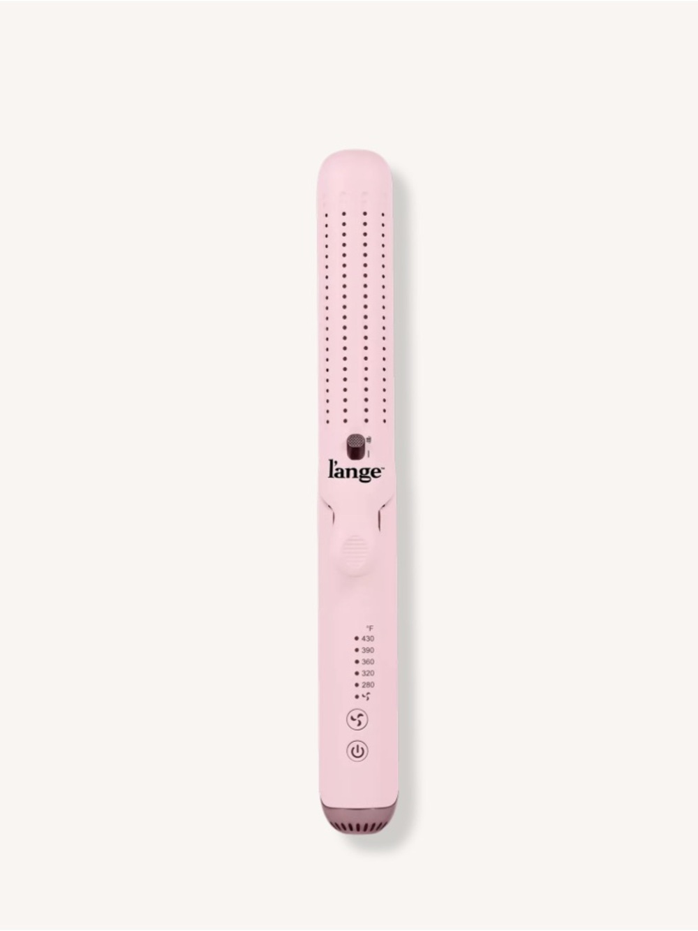 L'ANGE LANGE Le Duo Curler Flat Iron Hair Straightener Blush Pink